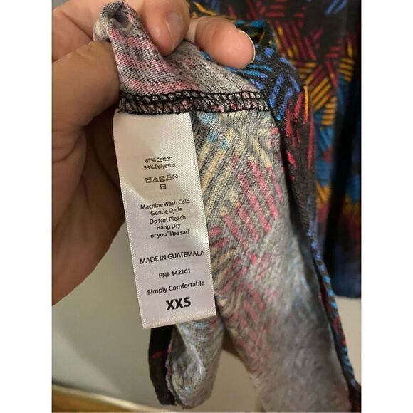 LuLaRoe Short Sleeve T-shirt Dress Size XXS - Picture 5 of 6